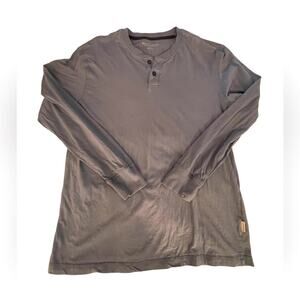 Perry Ellis Long Sleeve Shirt PORTFOLIO Mens Large Blue Casual